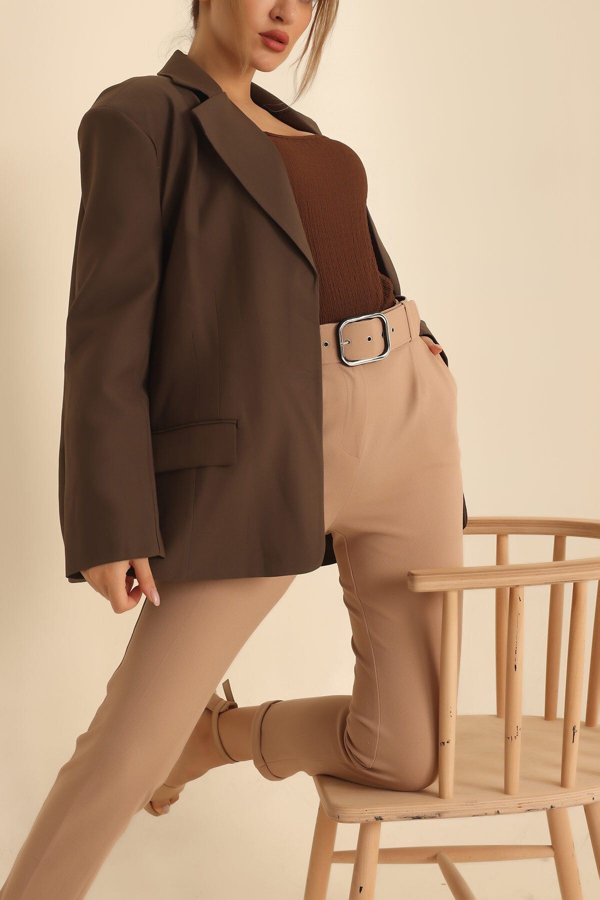 Oversize Fit Blazer Ceket